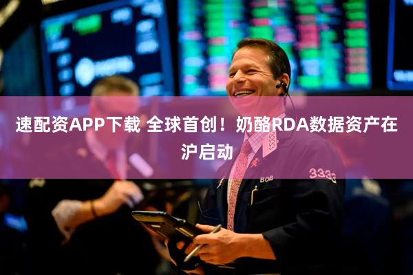 速配资APP下载 全球首创！奶酪RDA数据资产在沪启动